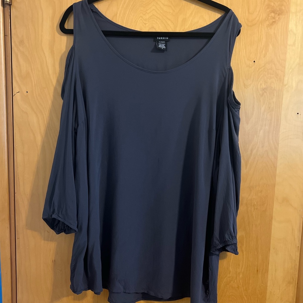 Torrid Open Shoulder Top